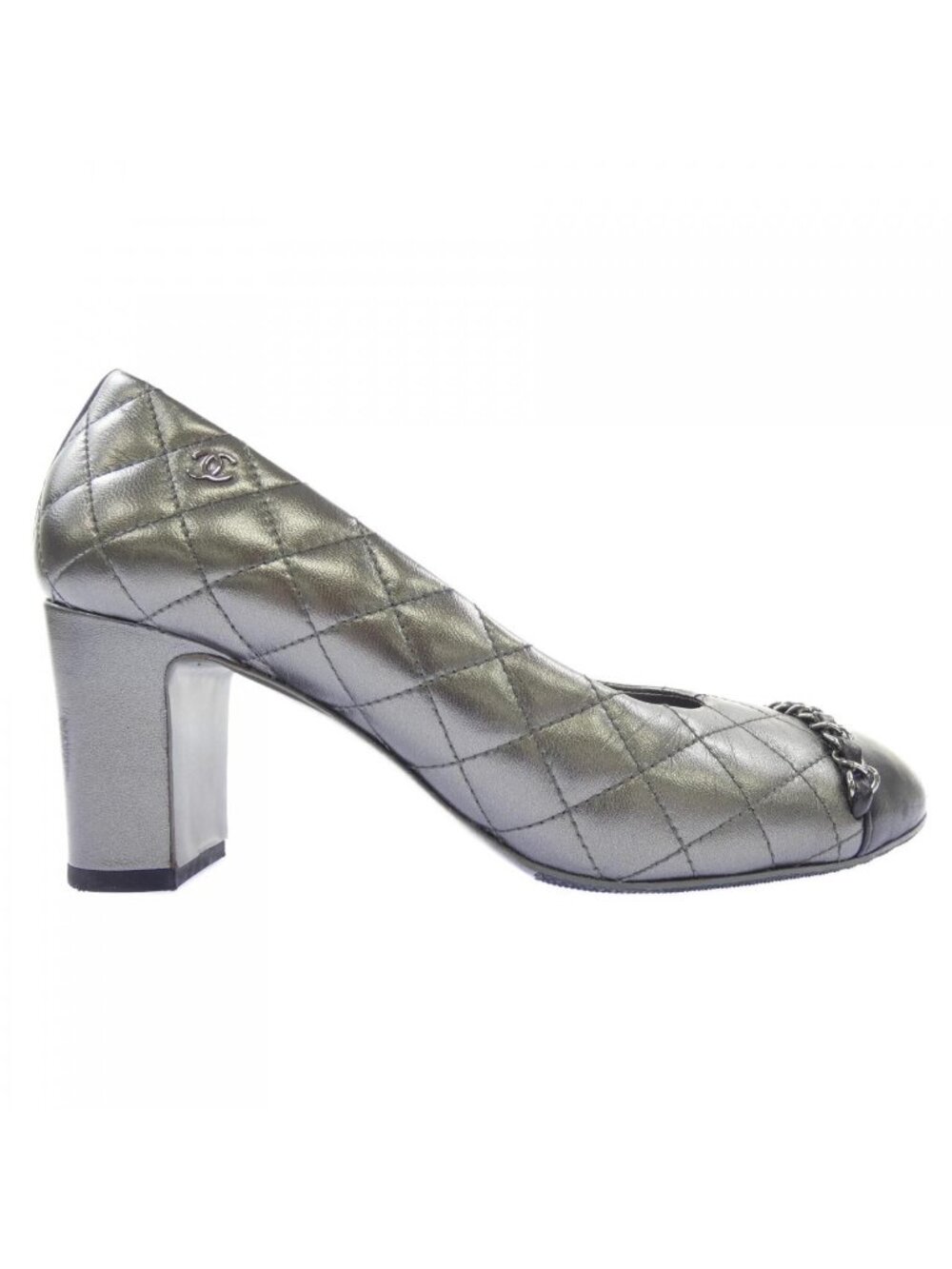 Chanel Pumps Heel Green